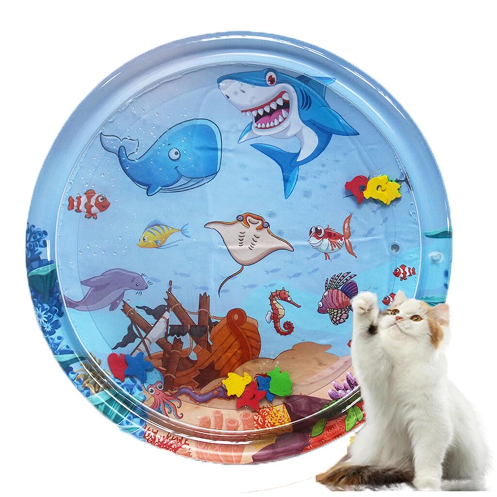 Cat Water Sensory Play Mat