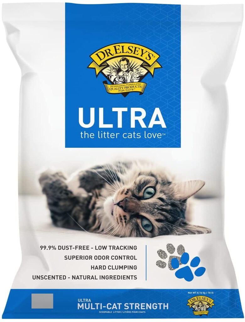 Dr. Elsey’s Ultra Unscented Clumping Clay Cat Litter
