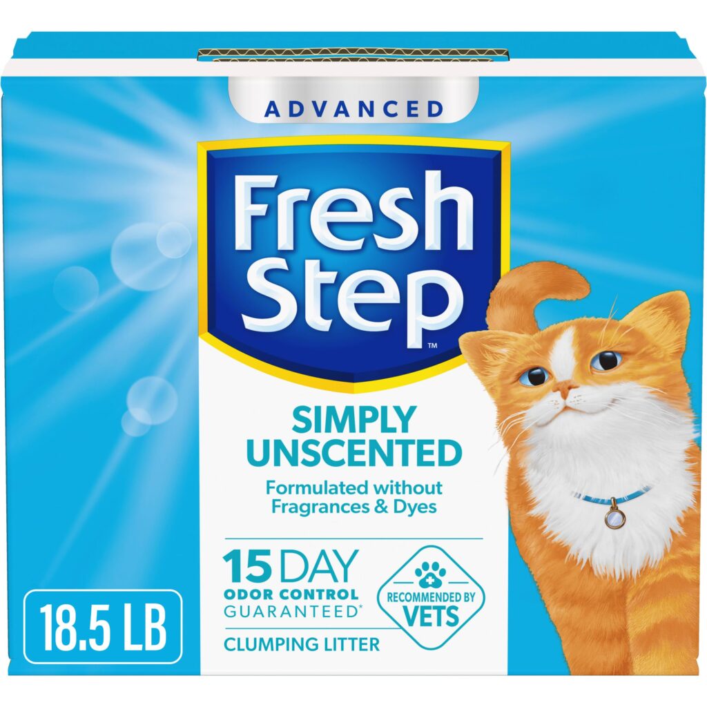 Fresh Step Advanced Simply Unscented Clumping Litter