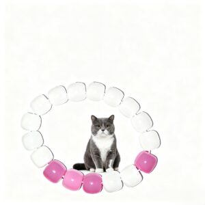 PT1500 Soft Pink Gradient Smooth Polished Round Pet Allure
