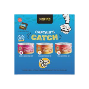 Salty Cat Captain’s Catch Dinner Paté Variety Pack