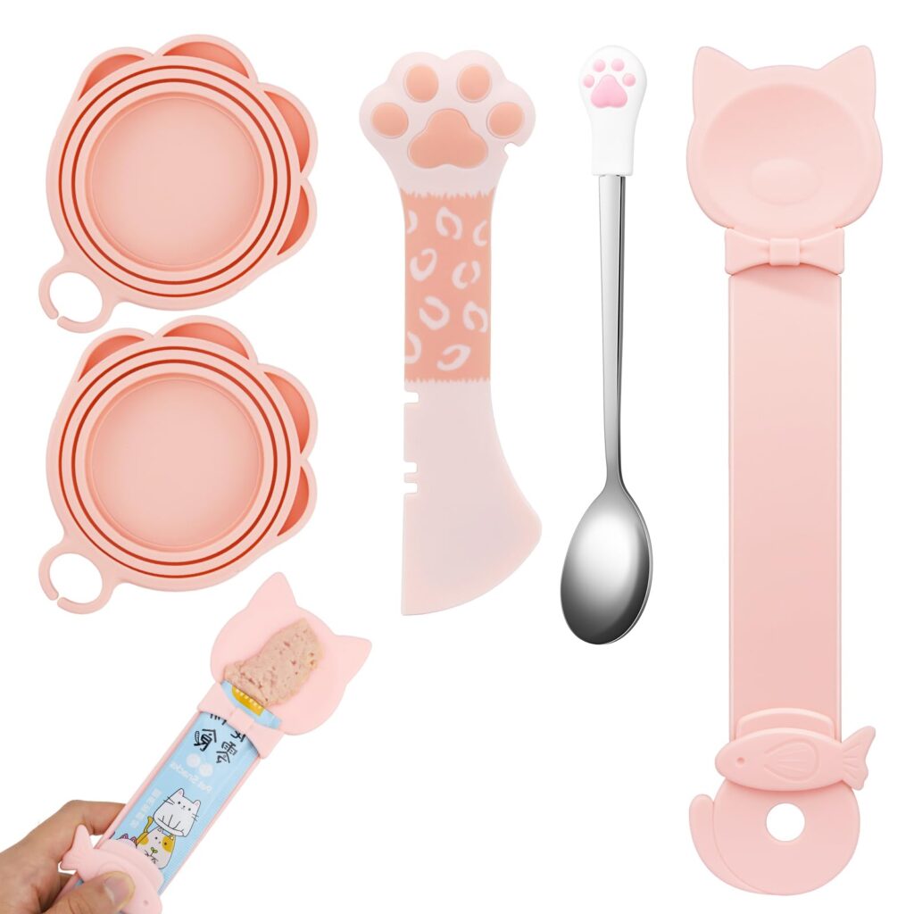 Aecsze Cat Food Can Covers Set