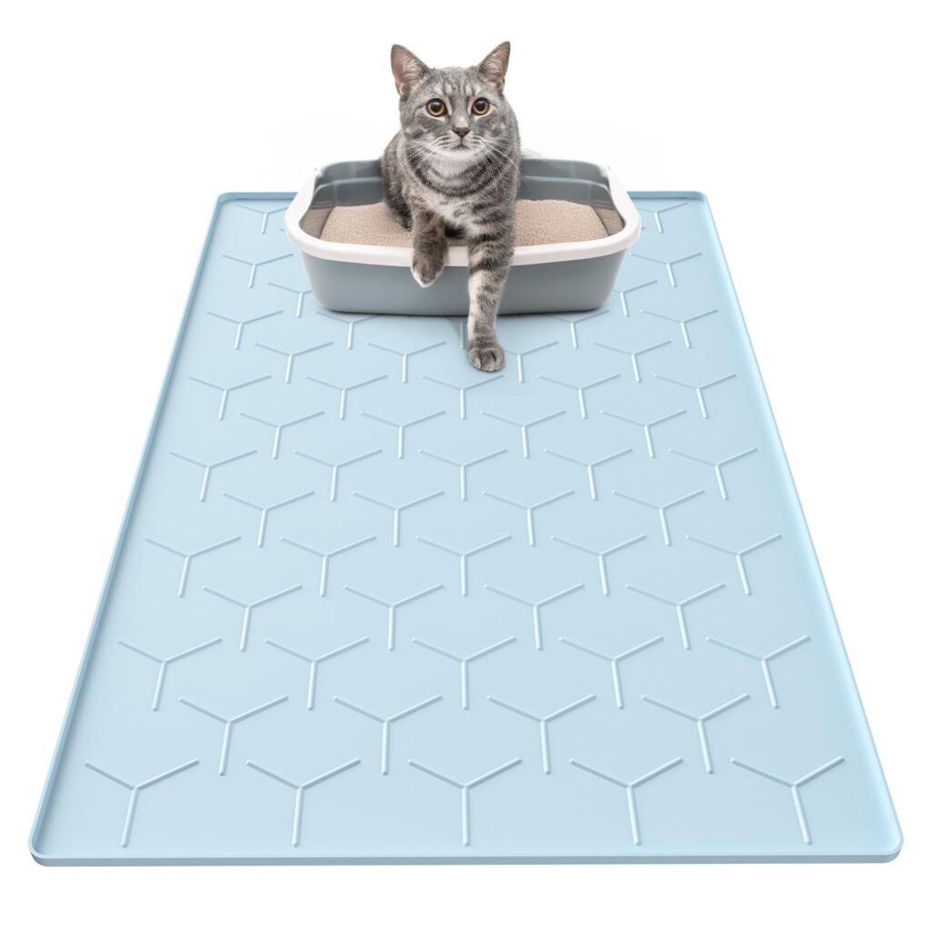 Garoopion Cat Litter Box Mat