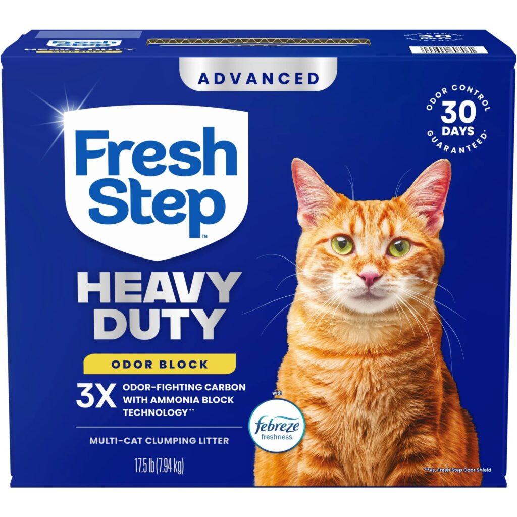 Fresh Step Heavy Duty Odor Block Clumping Cat Litter