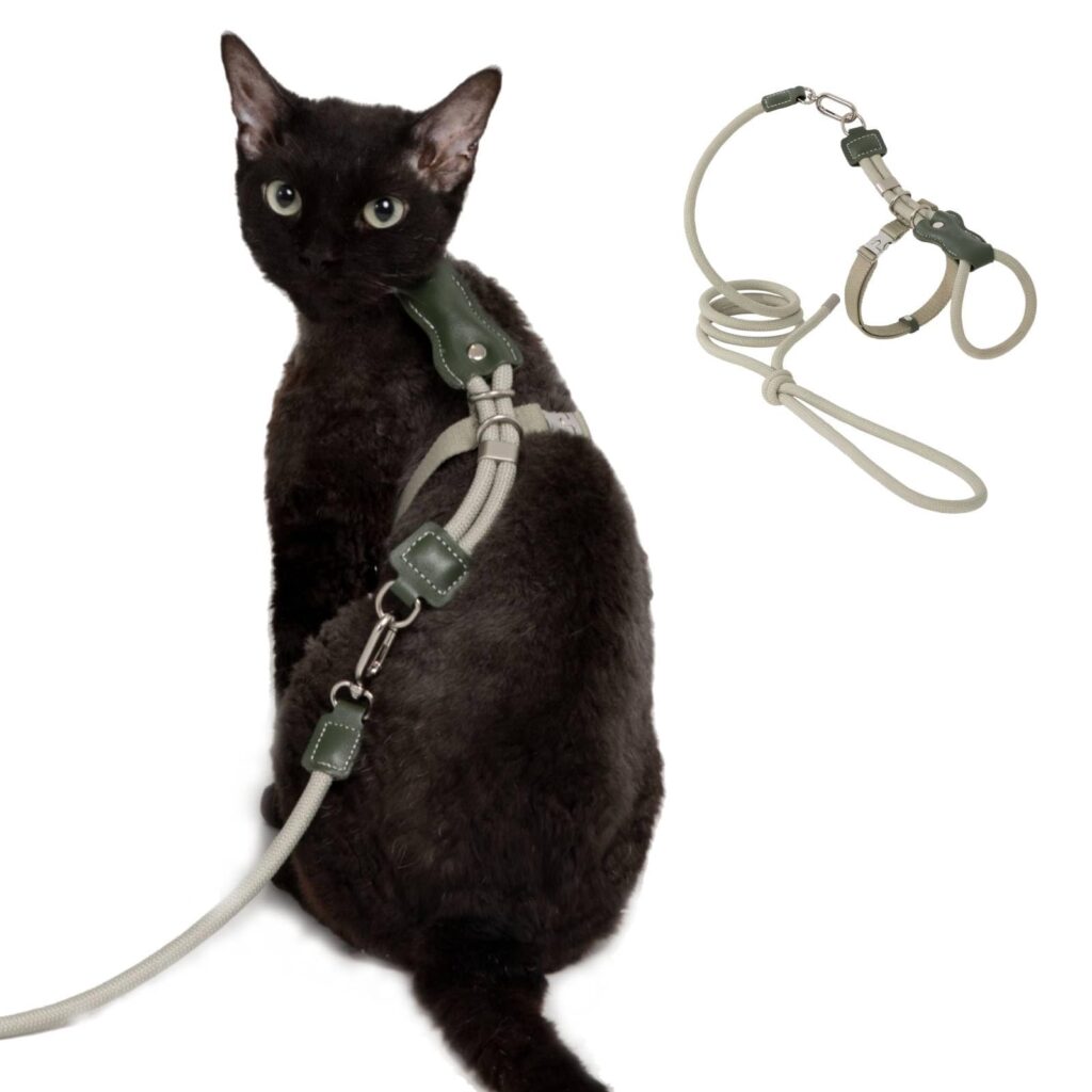 Peraura Escape Proof Cat Harness and Leash Set