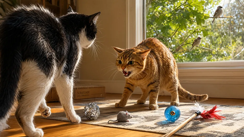 How to Handle Aggression Between Cats